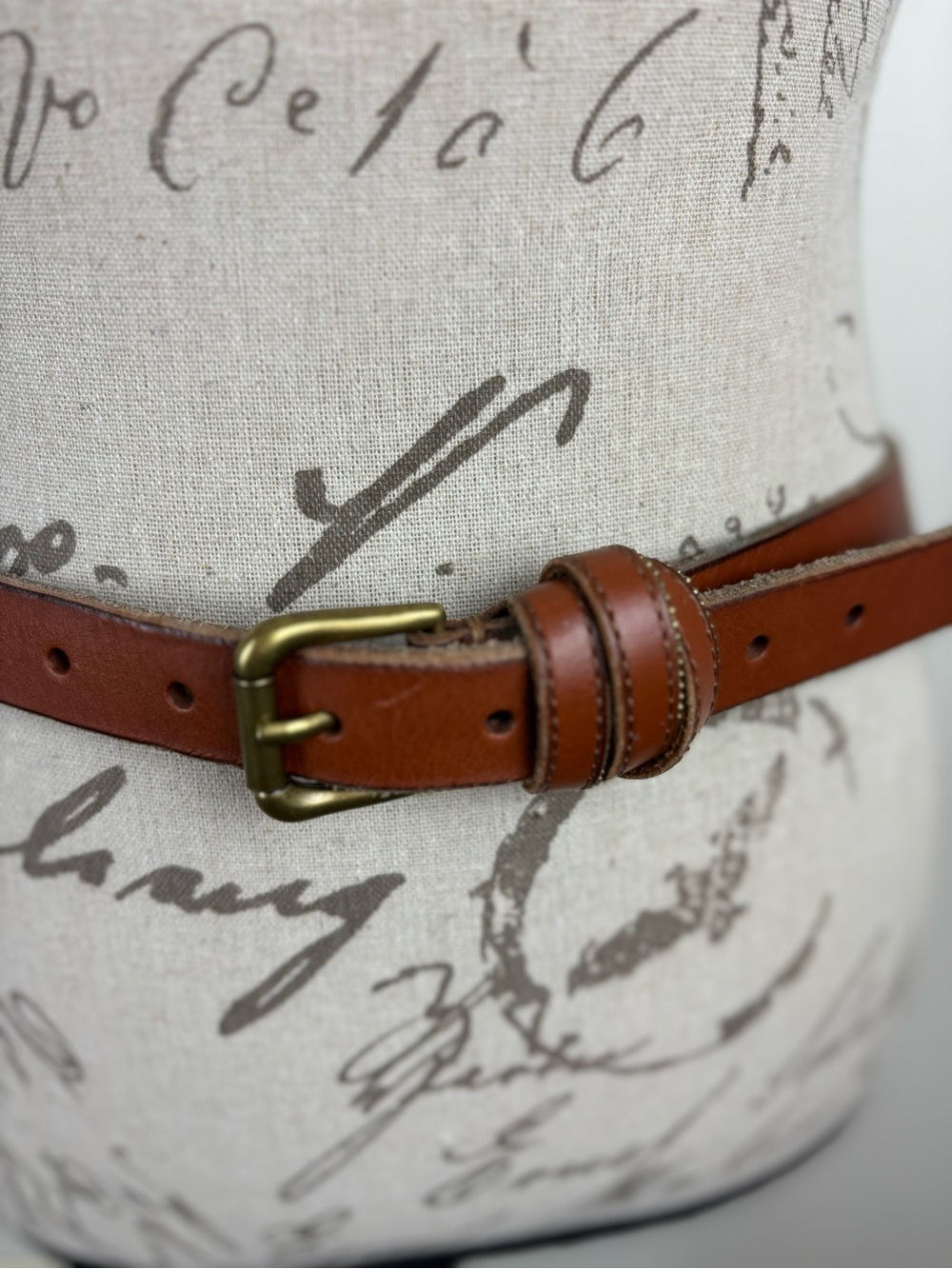 Frye Brown Leather Belt-Women’s Medium